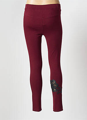 Legingas jersey audinys normala dydis raudona AQUAJEANS moteris