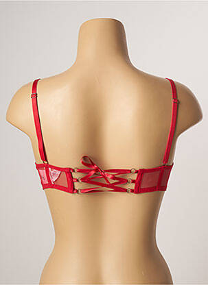 Liemenėlė lengva ir skaidri formuojantis liemenėlė su aukštu palaikymu raudona ANTINEA moteris