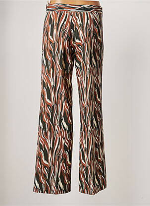 Platus džinsas pincetų dydis aukšta talija rudas EMA BLUE'S moteris