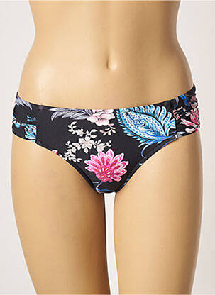 Maudymosi kelnaitės gėlių raštas juodas SEAFOLLY moteris
