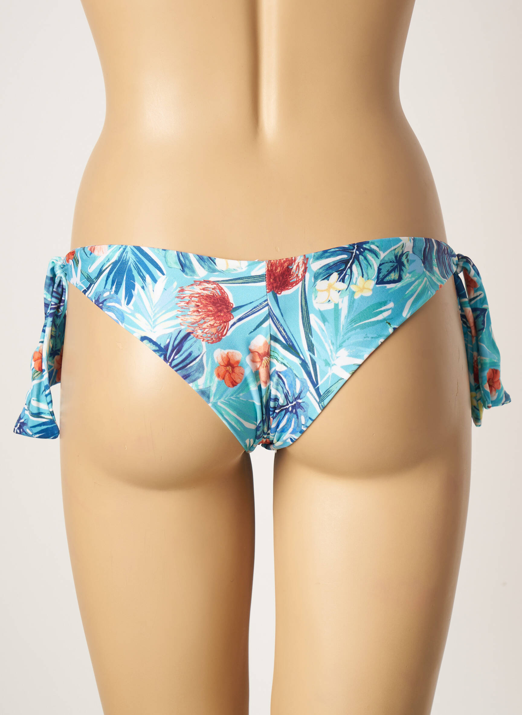Maudymosi kelnaitės tiesioginis dažymas spausdinimas bikini mėlyna RIO DE SOL moteris