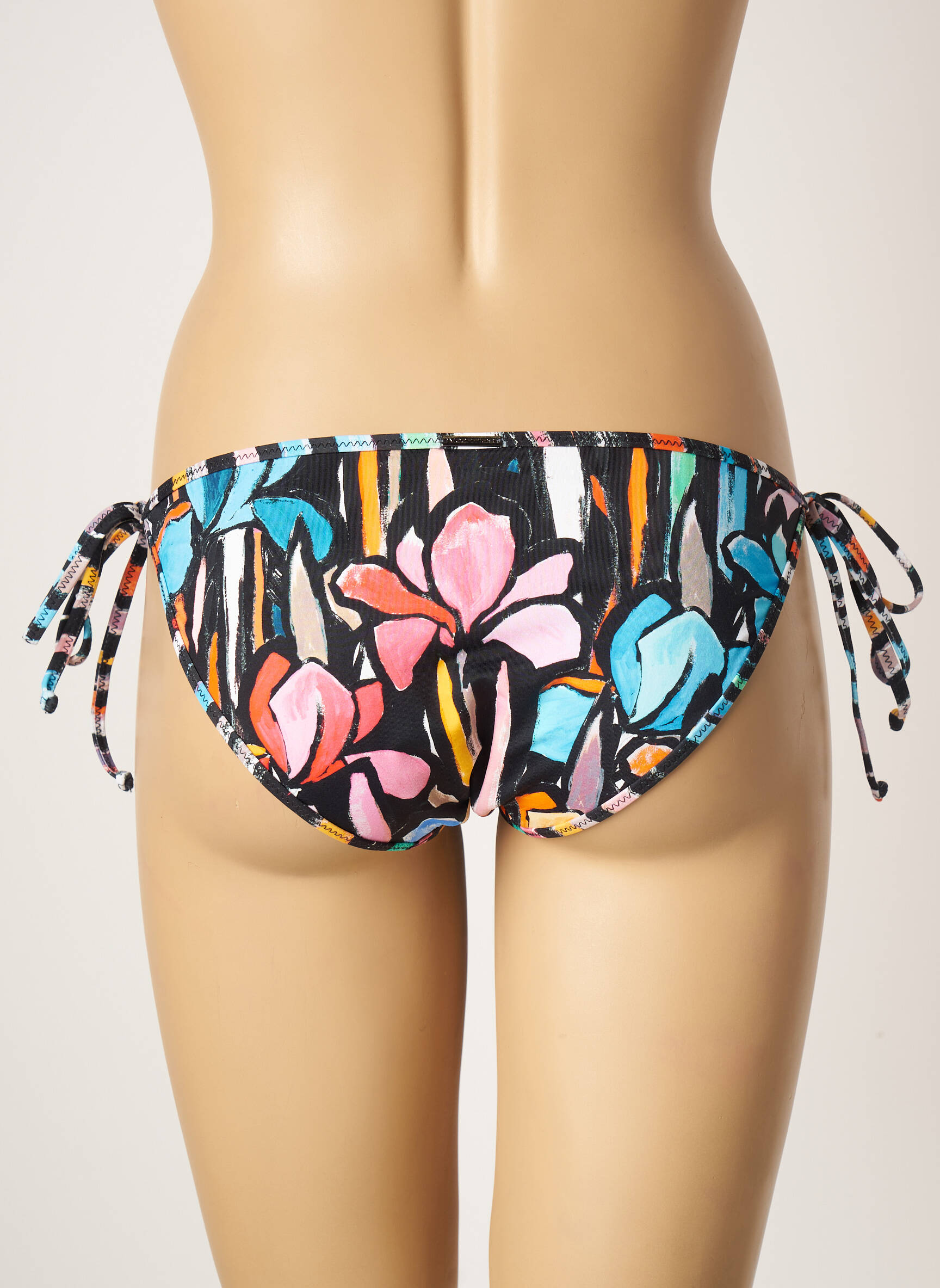 Maudymosi kelnaitės fantazijos raštas bikini juodas MOONTIDE moteris