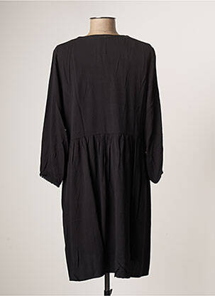 Pusilgių suknelė ilgos rankovės ilgos rankovės juodas LPB moteris