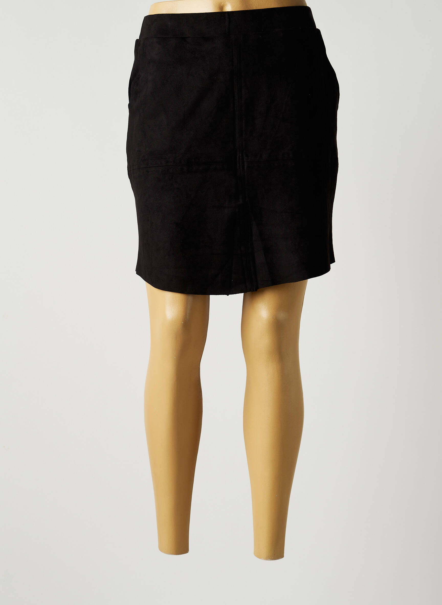 Trumpas sijonas kišenės juodas SPARKZ moteris