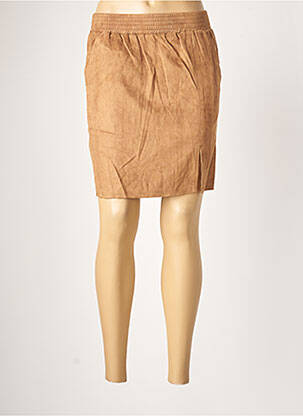 Trumpas sijonas kišenės rudas SPARKZ moteris