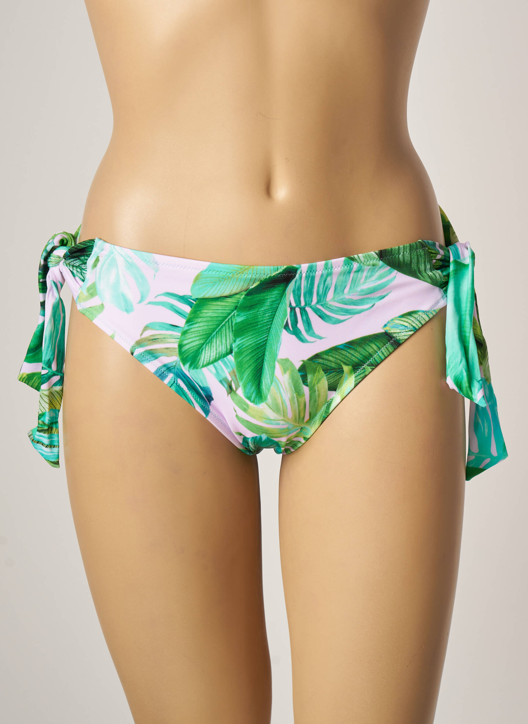 Maudymosi kelnaitės tiesioginis dažymas spausdinimas bikini žalias LIDEA moteris