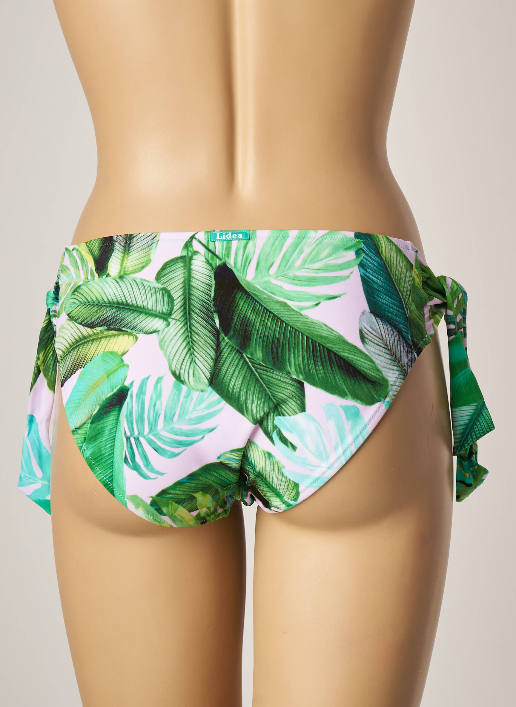 Maudymosi kelnaitės tiesioginis dažymas spausdinimas bikini žalias LIDEA moteris