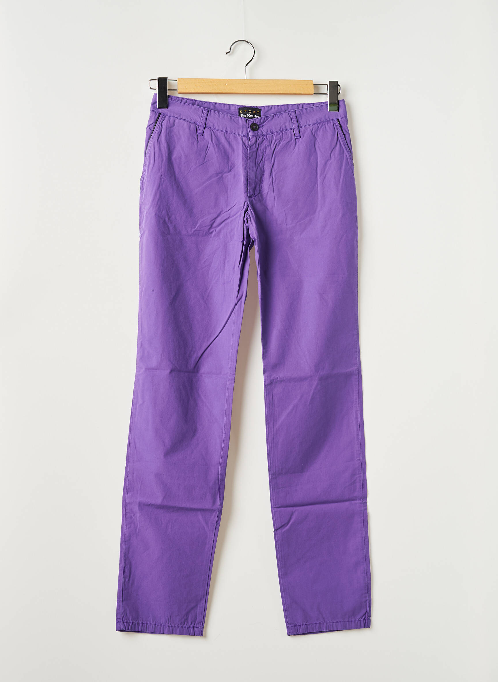 Chino kelnė maža dydžio maža dydžio violetinis THE KOOPLES (SPORT) moteris