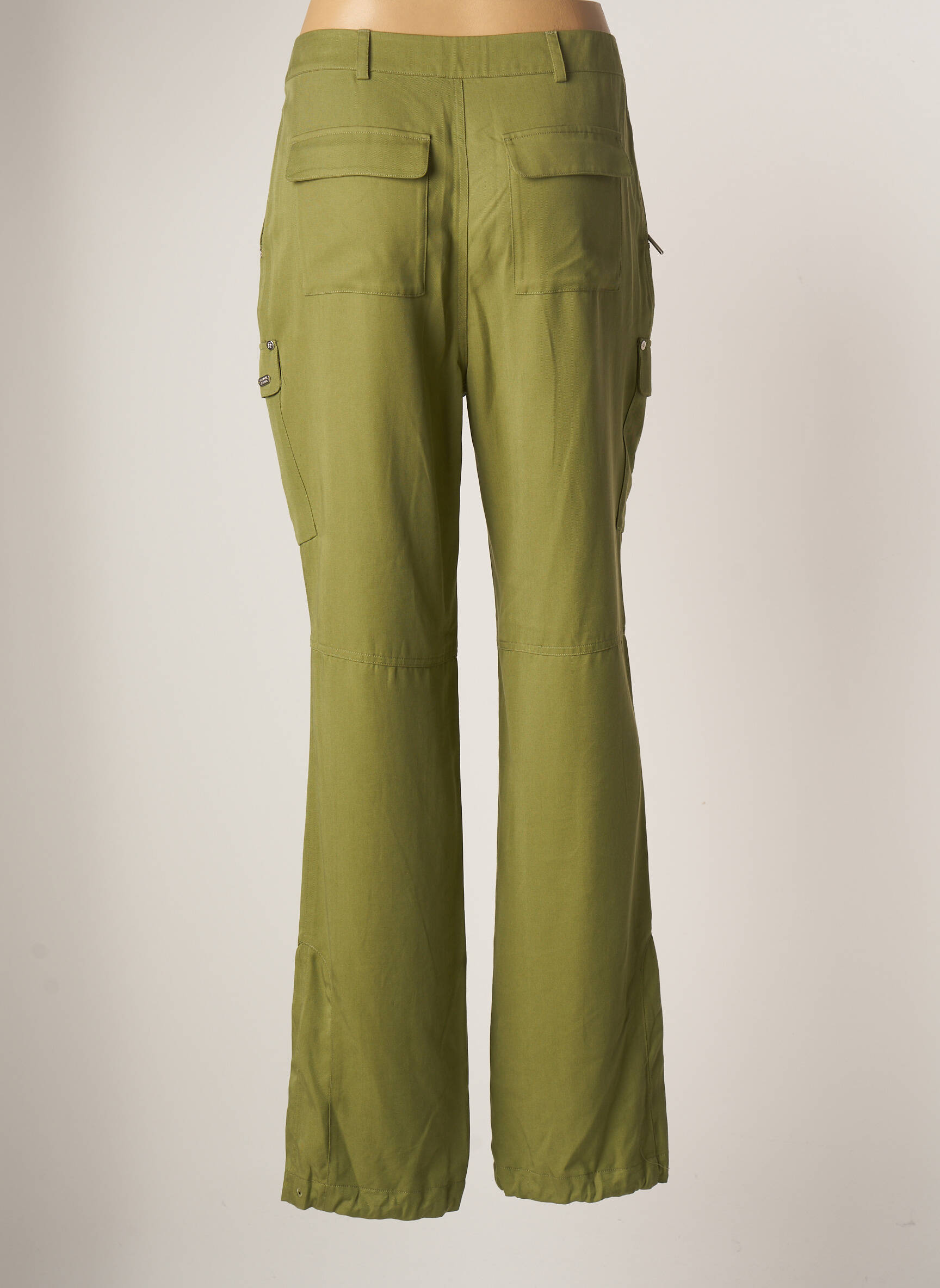 Kargo kelnė kišenės aukšta talija žalias MAISON SCOTCH moteris