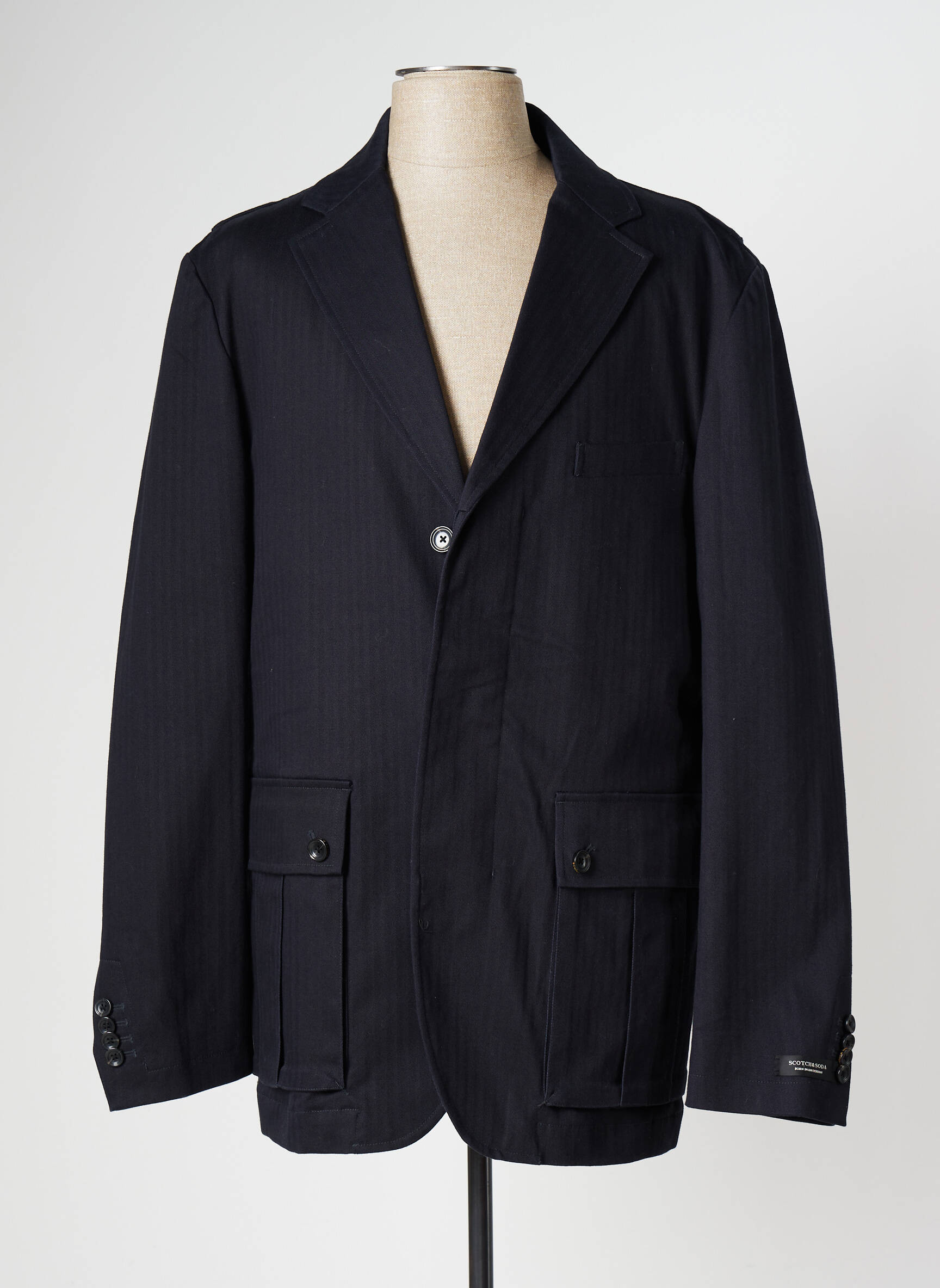 Švarkas kišenės mėlyna SCOTCH & SODA vyras