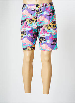 Bermudas popelinos audinys, kuris pasižymi lygiu ir tankiu paviršiumi. normala dydis violetinis SCOTCH & SODA vyras