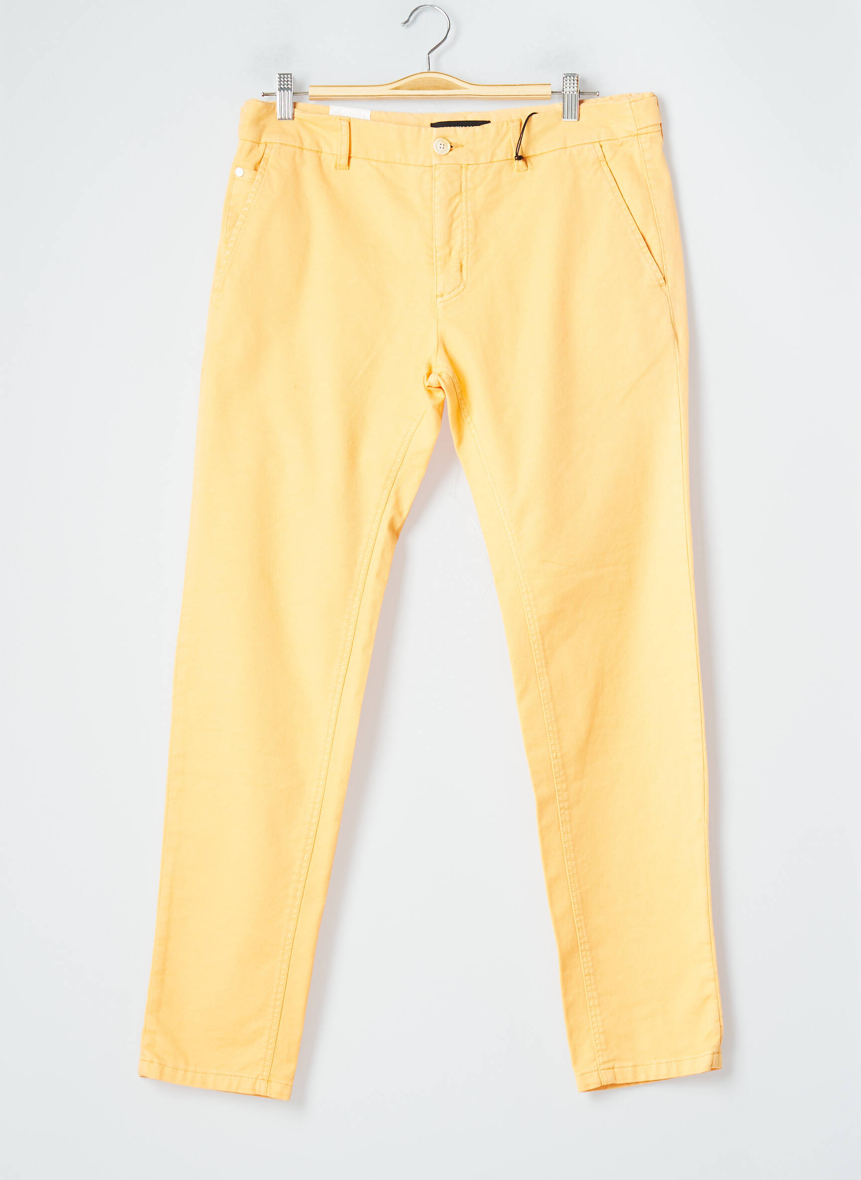 Chino kelnė popelinos audinys, kuris pasižymi lygiu ir tankiu paviršiumi. normala dydis oranžinė SCOTCH & SODA vyras