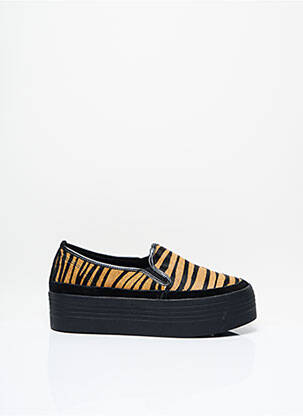 Slip-on batai kompensuotas kulnas kulnas nuo 4 iki 6 cm rudas DN.SIXTY SEVEN moteris