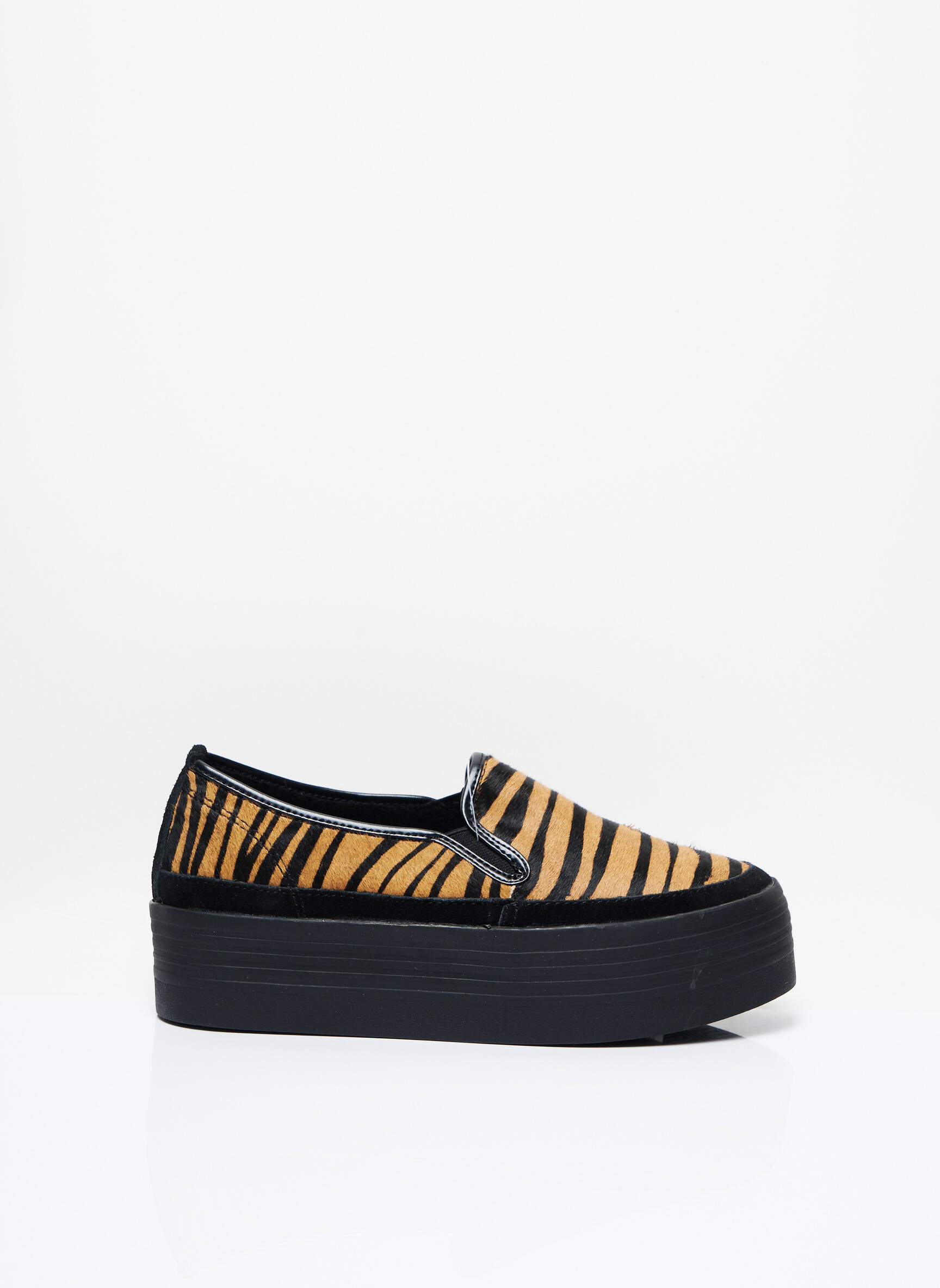 Slip-on batai kompensuotas kulnas kulnas nuo 4 iki 6 cm rudas DN.SIXTY SEVEN moteris