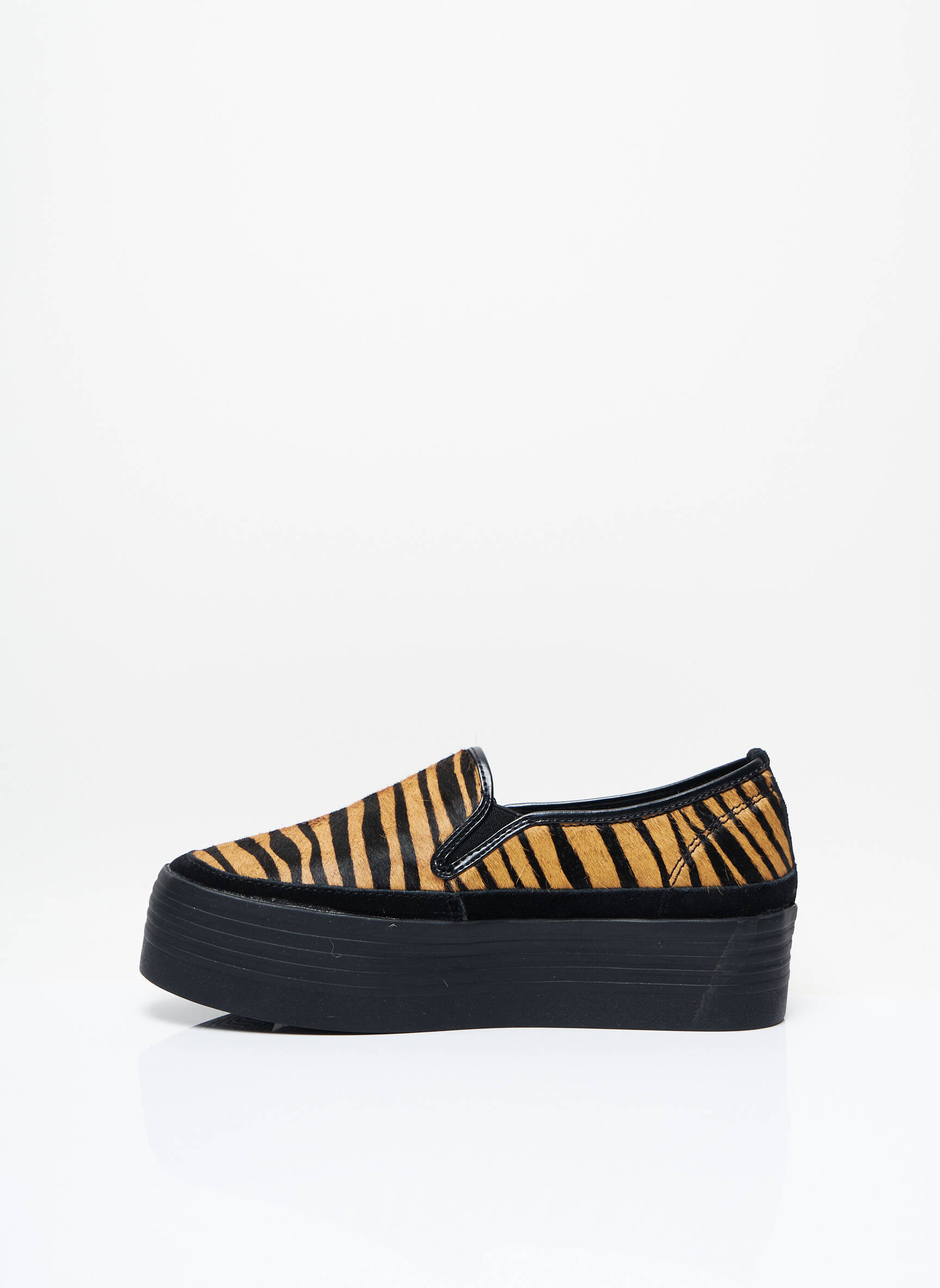 Slip-on batai kompensuotas kulnas kulnas nuo 4 iki 6 cm rudas DN.SIXTY SEVEN moteris