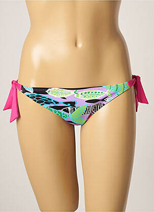 Maudymosi kelnaitės fantazijos raštas bikini violetinis CHERRY BEACH moteris