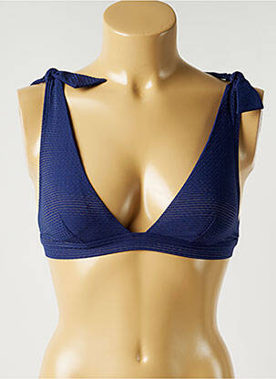 Maudymosi viršūnė tamprumas aukšti trikampiai mėlyna SIMONE PERELE moteris