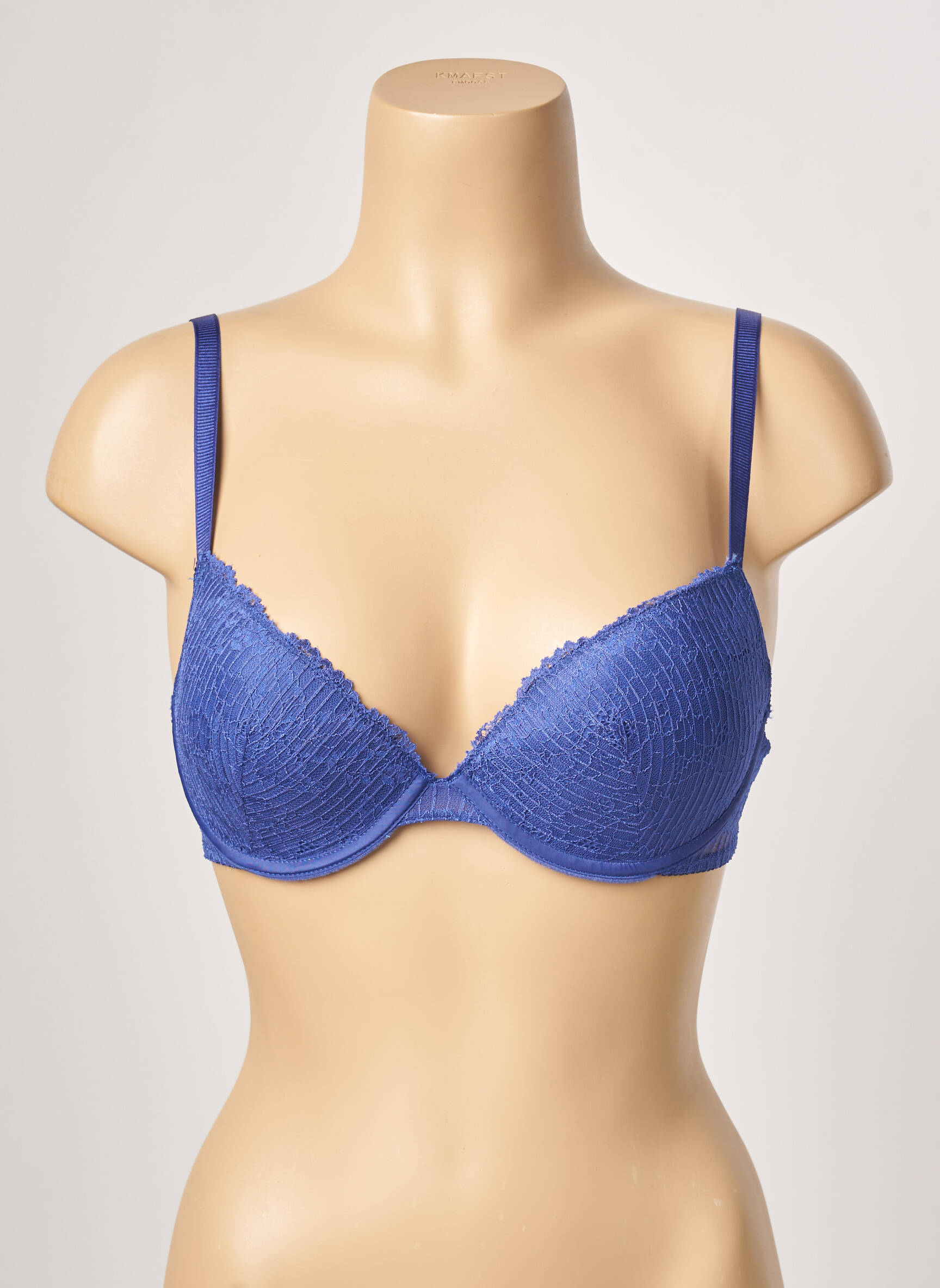 Liemenėlė push-up liemenėlė su aukštu palaikymu push-up liemenėlė su aukštu palaikymu mėlyna PASSIONATA moteris