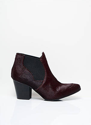 Batai/botai kulnas nuo 7 iki 9 cm violetinis COPENHAGEN moteris