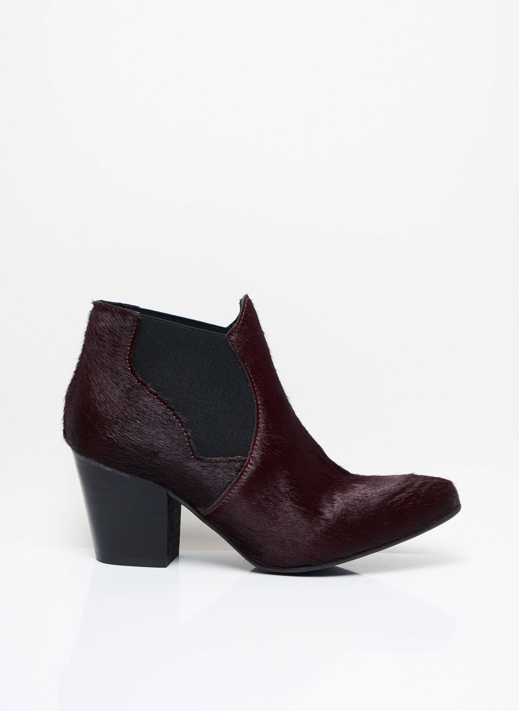 Batai/botai kulnas nuo 7 iki 9 cm violetinis COPENHAGEN moteris