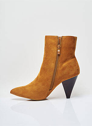 Batai/botai užtrauktukas uždarymas kulnas nuo 7 iki 9 cm rudas I LOVE SHOES moteris