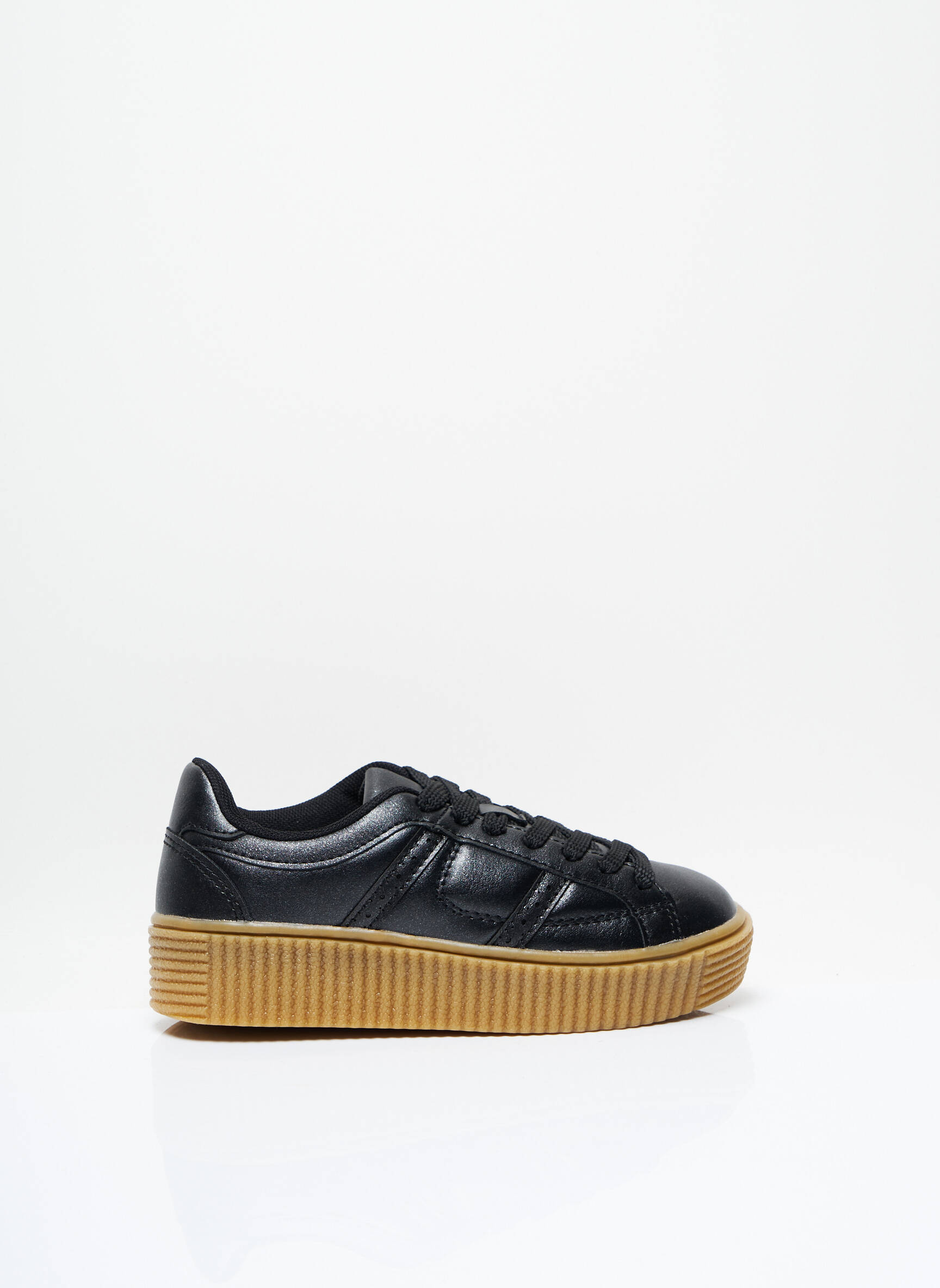 Bėgimo bateliai lygus medžiaga juodas I LOVE SHOES mergina