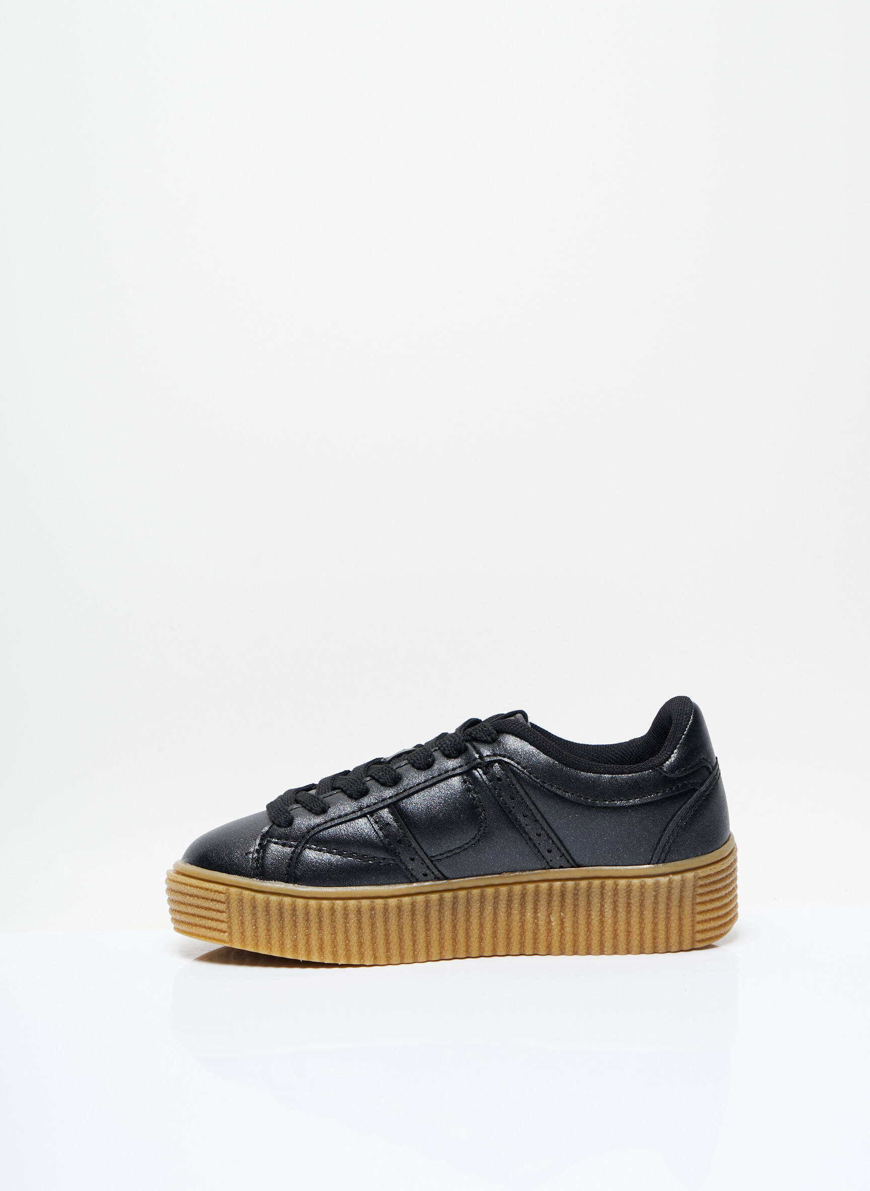 Bėgimo bateliai lygus medžiaga juodas I LOVE SHOES mergina