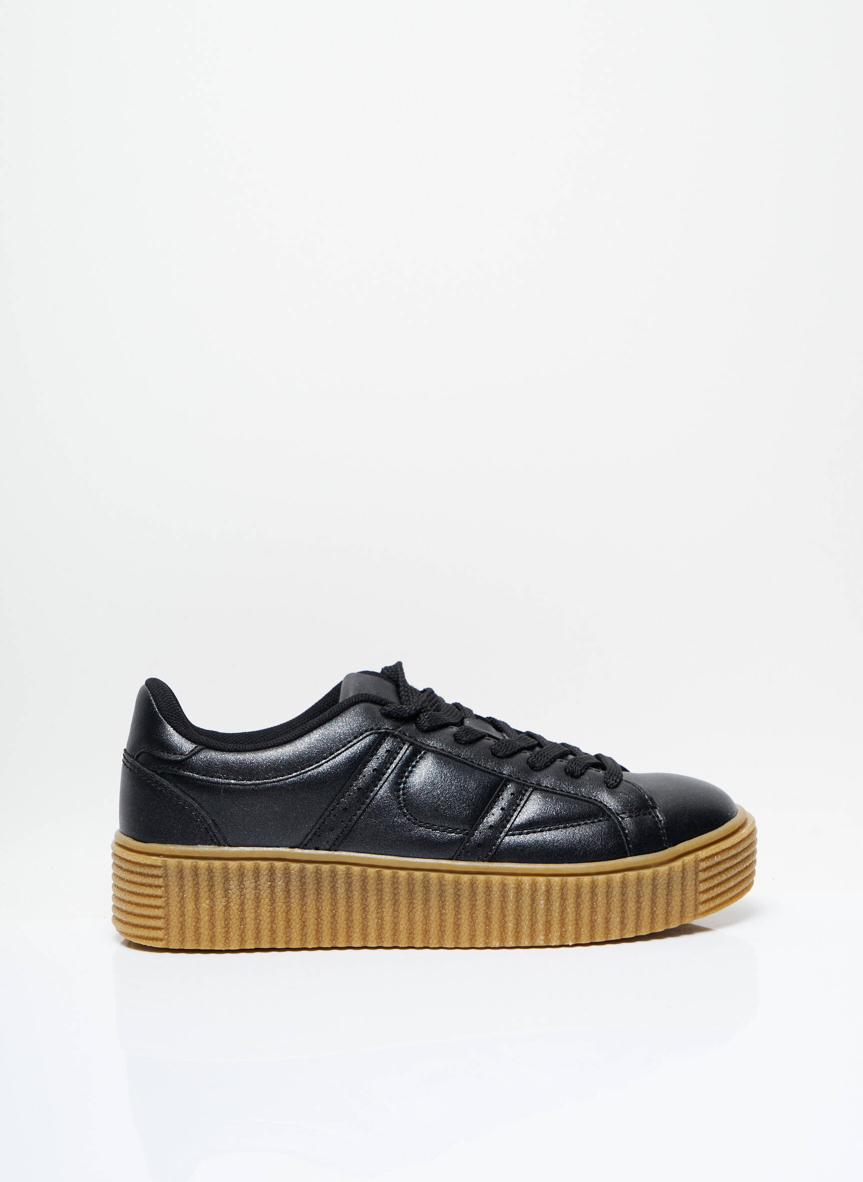 Bėgimo bateliai lygus medžiaga juodas I LOVE SHOES mergina