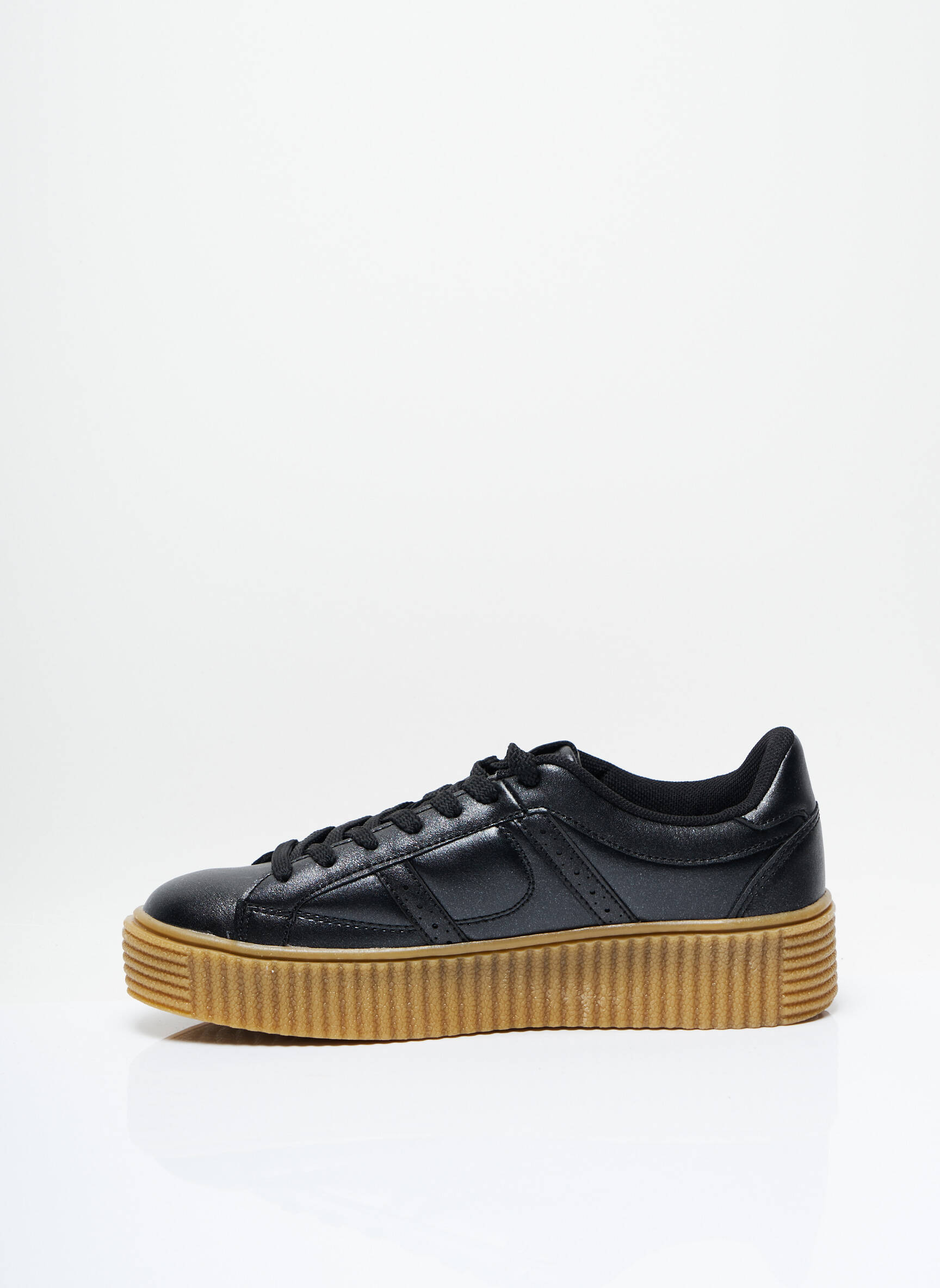 Bėgimo bateliai lygus medžiaga juodas I LOVE SHOES mergina