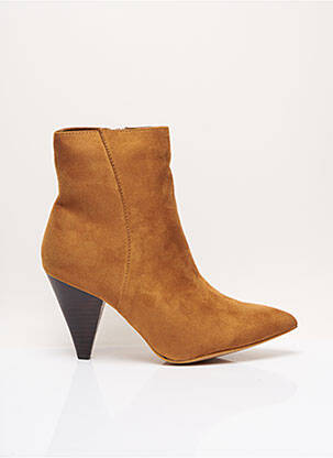 Batai/botai užtrauktukas uždarymas kulnas nuo 7 iki 9 cm rudas I LOVE SHOES moteris