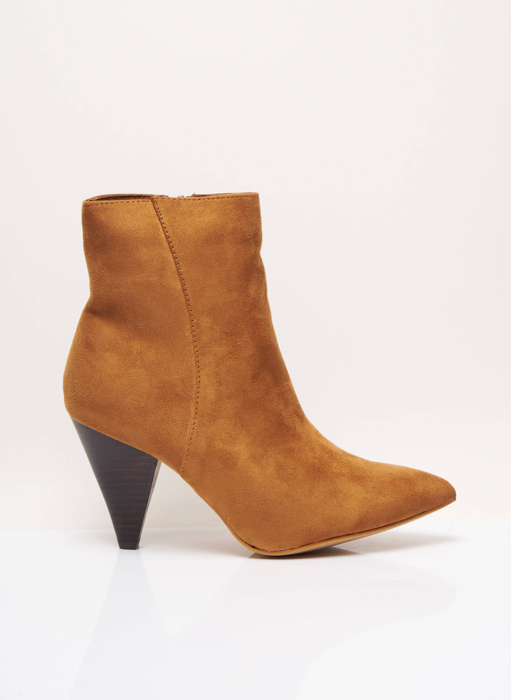 Batai/botai užtrauktukas uždarymas kulnas nuo 7 iki 9 cm rudas I LOVE SHOES moteris
