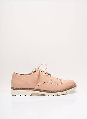 Derbiai apvalus mygtukas plokščias kulnas iki 3 cm rožinė I LOVE SHOES moteris