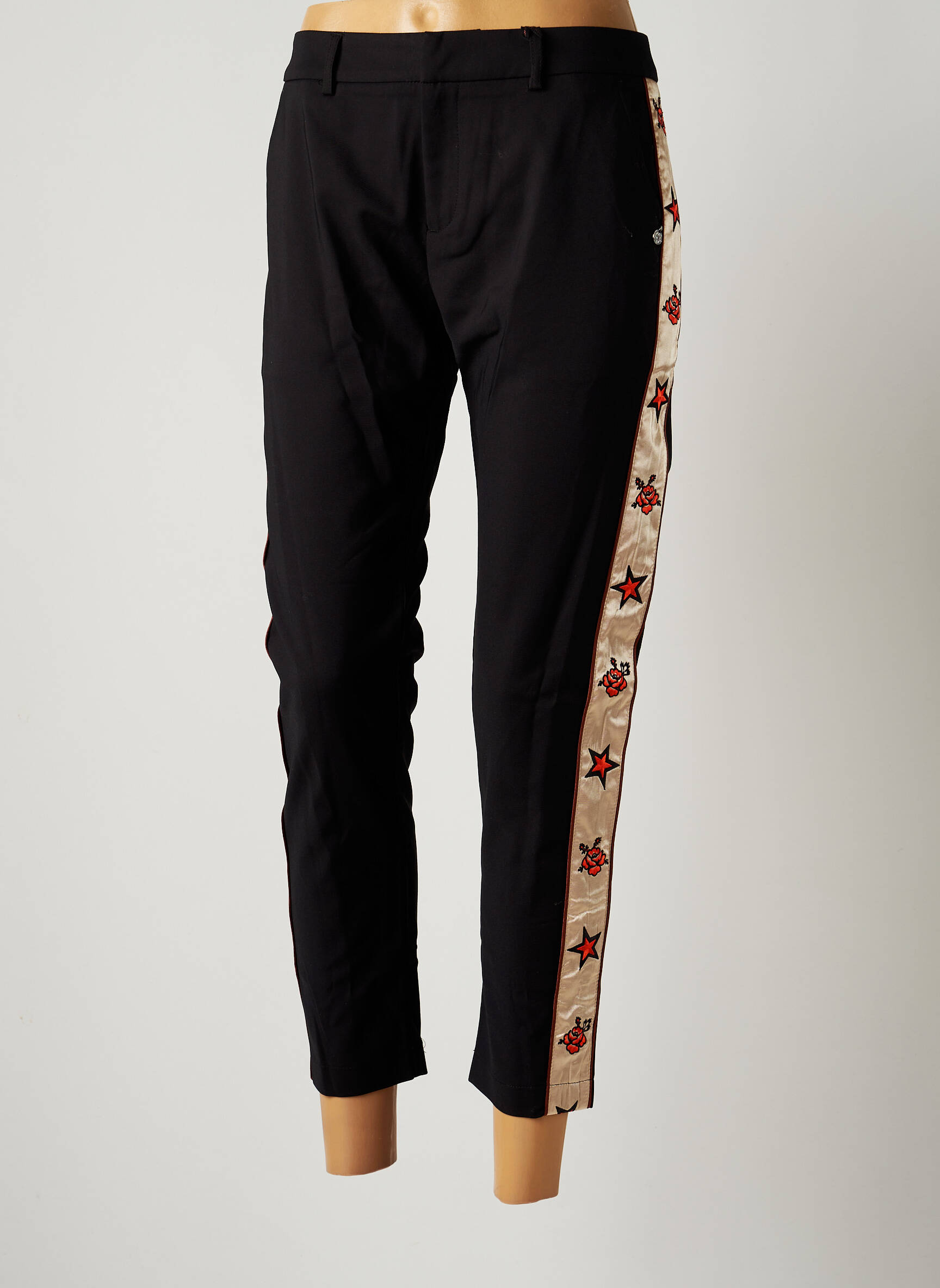 7/8 kelnės tamprumas normala dydis juodas MAISON SCOTCH moteris