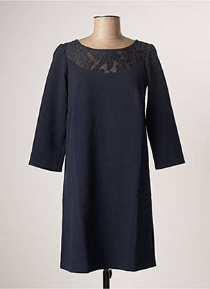 Trumpa suknelė 3/4 rankovės 3/4 rankovės mėlyna DEUX TWO moteris