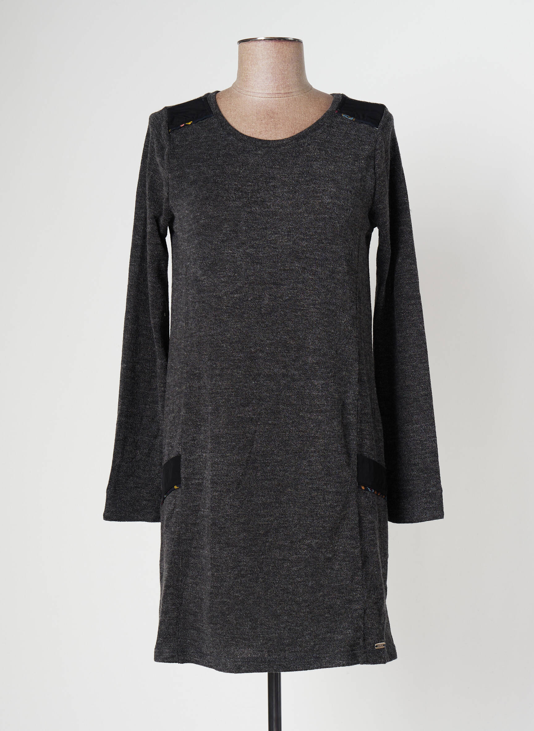 Trumpa suknelė ilgos rankovės ilgos rankovės pilka B&M moteris