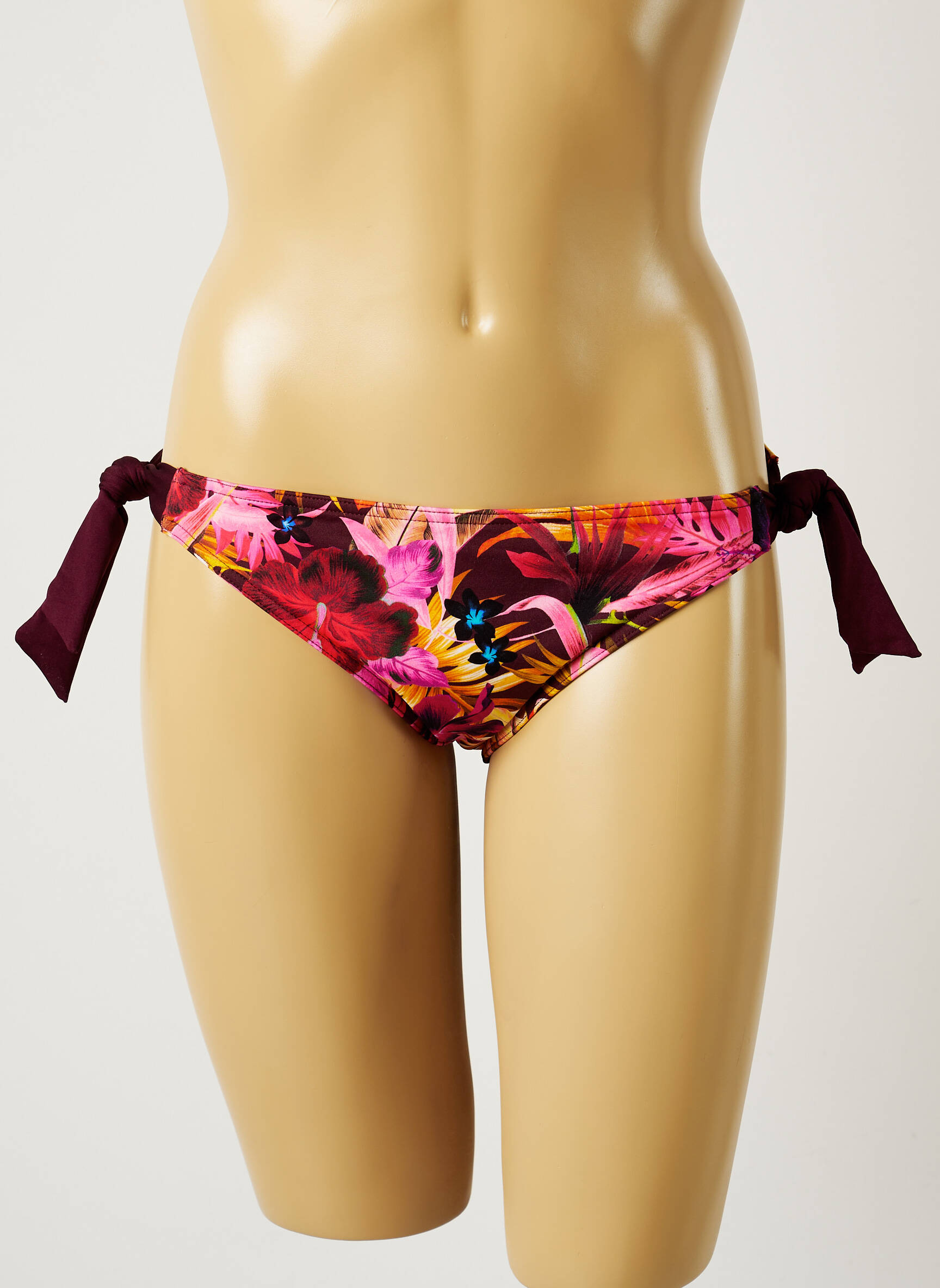 Maudymosi kelnaitės tiesioginis dažymas spausdinimas bikini rožinė BANANA MOON moteris