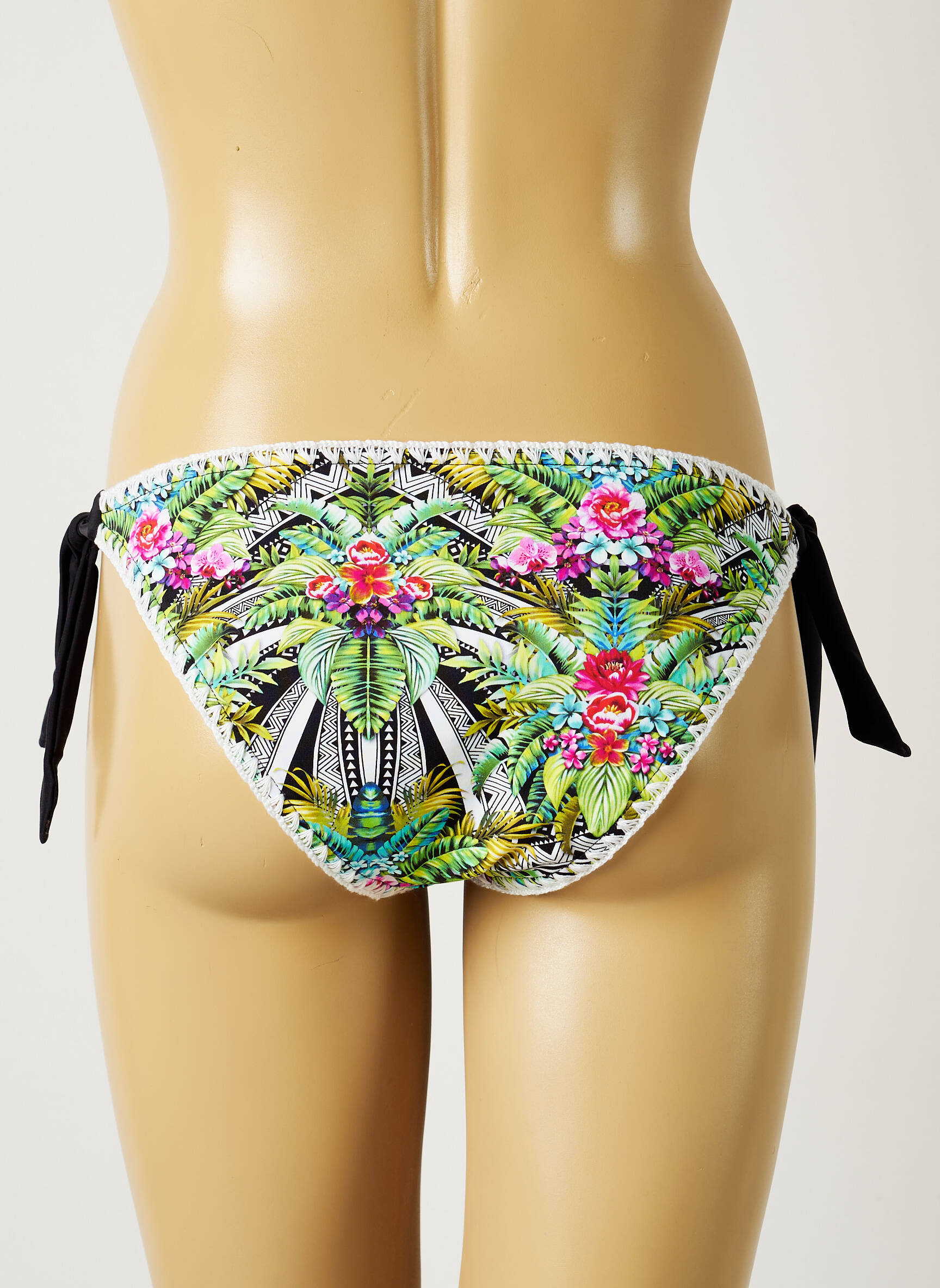 Maudymosi kelnaitės tiesioginis dažymas spausdinimas bikini žalias BANANA MOON moteris