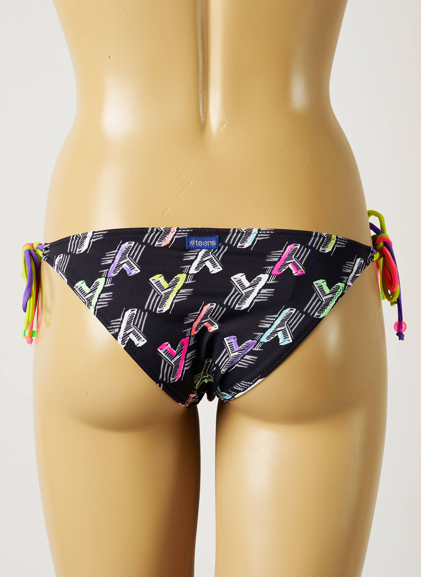 Maudymosi kelnaitės fantazijos raštas bikini mėlyna BANANA MOON moteris