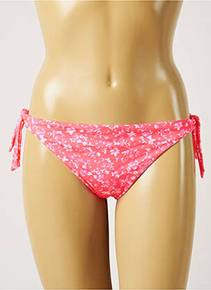 Maudymosi kelnaitės gėlių raštas bikini rožinė BANANA MOON moteris