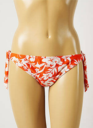 Maudymosi kelnaitės gėlių raštas bikini oranžinė BANANA MOON moteris