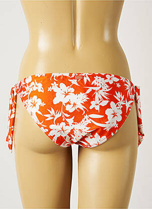 Maudymosi kelnaitės gėlių raštas bikini oranžinė BANANA MOON moteris