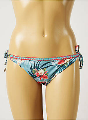 Maudymosi kelnaitės gėlių raštas bikini mėlyna BANANA MOON moteris