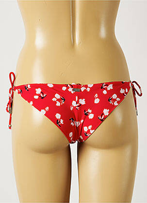 Maudymosi kelnaitės gėlių raštas bikini raudona BANANA MOON moteris