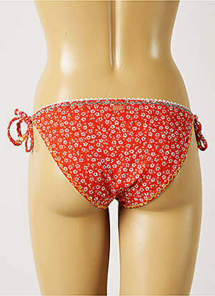 Maudymosi kelnaitės gėlių raštas bikini oranžinė BANANA MOON moteris