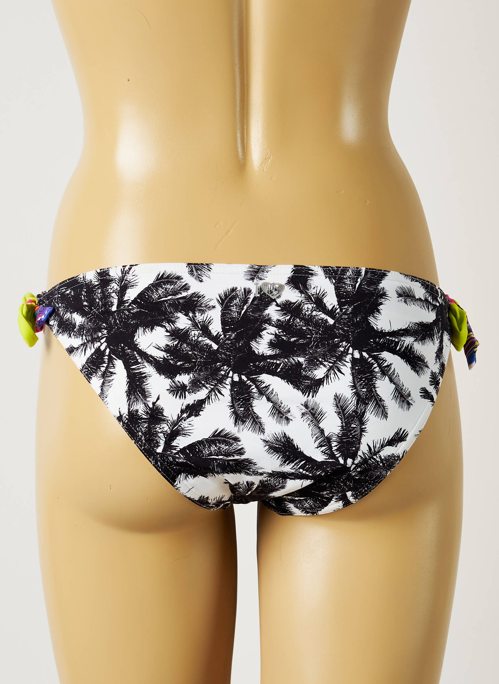 Maudymosi kelnaitės satino audinys bikini juodas BANANA MOON moteris