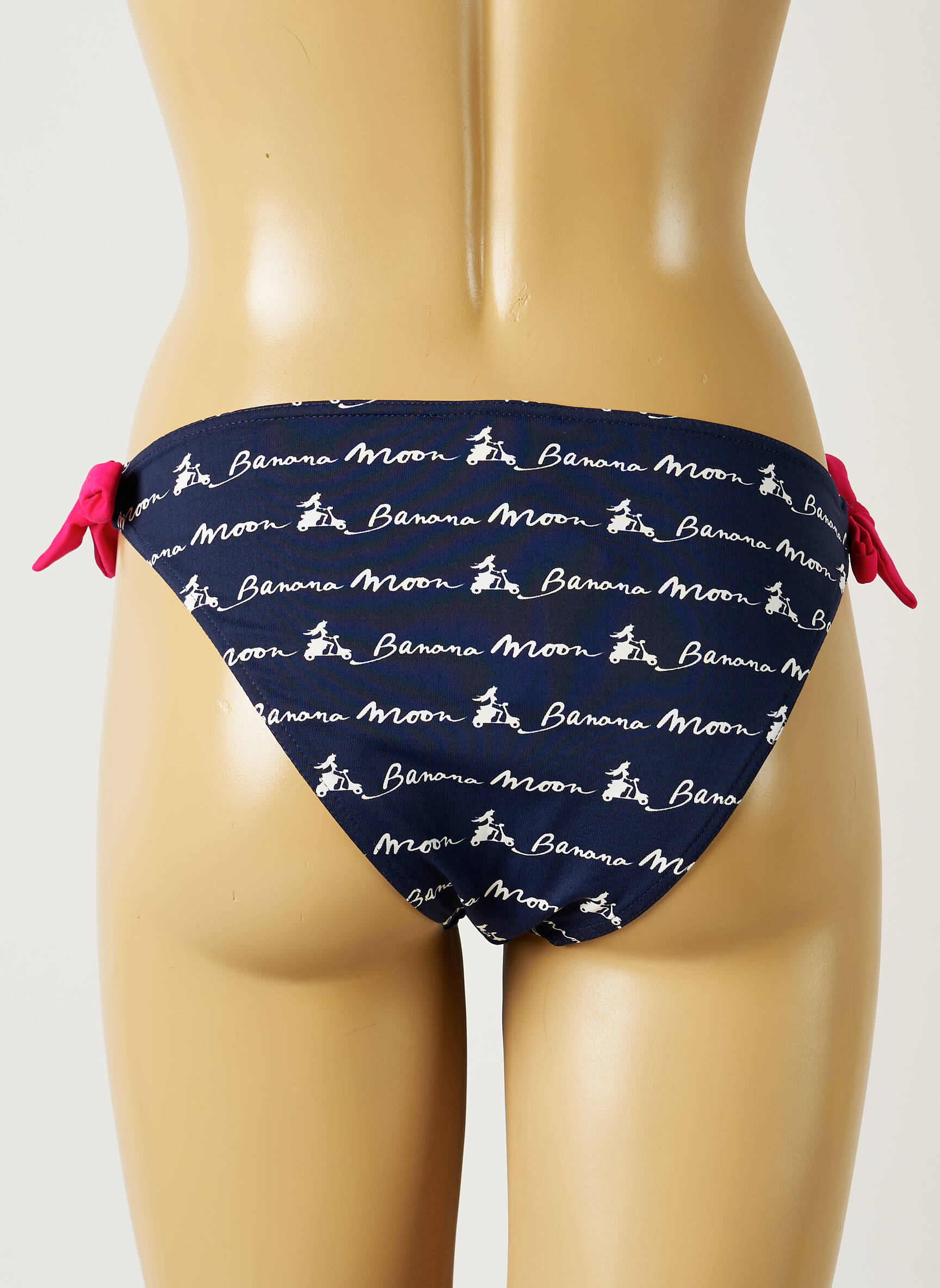 Maudymosi kelnaitės fantazijos raštas bikini mėlyna BANANA MOON moteris