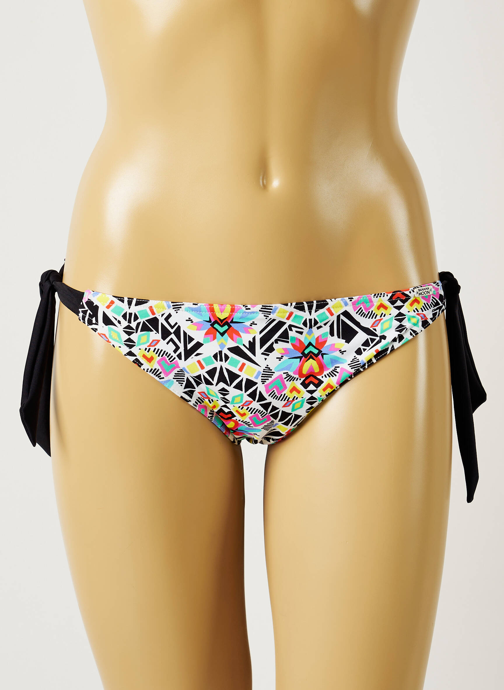 Maudymosi kelnaitės fantazijos raštas bikini baltas BANANA MOON moteris