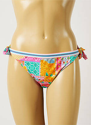 Maudymosi kelnaitės gėlių raštas bikini oranžinė BANANA MOON moteris