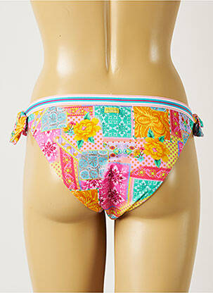 Maudymosi kelnaitės gėlių raštas bikini oranžinė BANANA MOON moteris