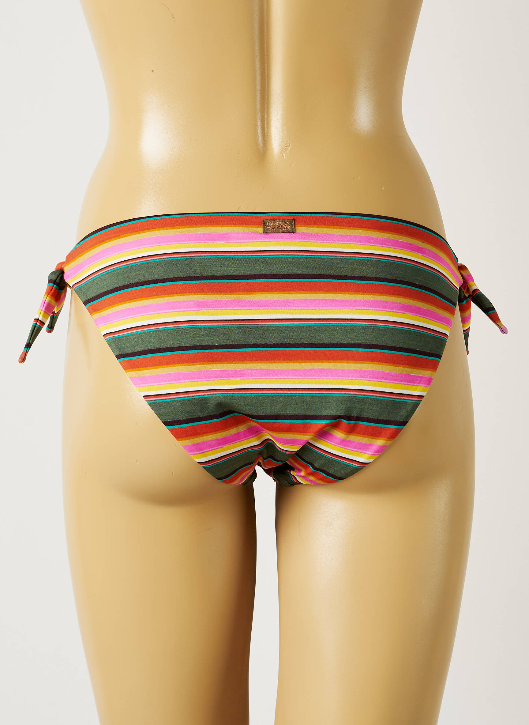Maudymosi kelnaitės satino efektas bikini žalias BANANA MOON moteris